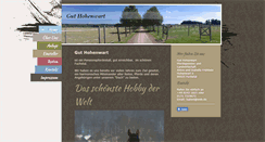 Desktop Screenshot of gut-hohenwart.de
